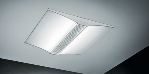 Luminarias Mellow Light de Zumtobel para iluminar las áreas de trabajo