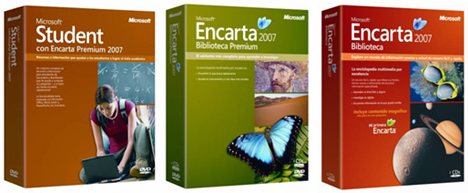 Microsoft  Encarta 2007 Enciclopedia Multimedia Hogar Digital