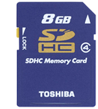Toshiba SDHC MemoryCard 8 GB