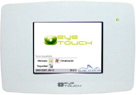 Pantalla eyeTOUCH Home Systems Ingelabs Domótica