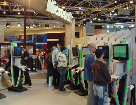 Jugadores Xbox 360 Microsoft SIMO 2007