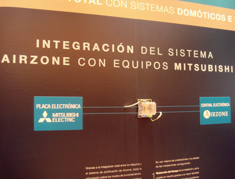 Airzone Pasarela Domótica Mitsubishi Feria Climatización 2009