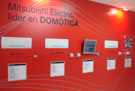 Panel Domótica Mitsubishi Feria Climatización 2009