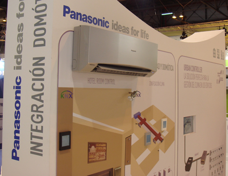 Panel Domótica Zennio Panasonic Feria Climatización 2009