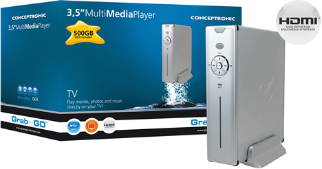 Conceptronic lanza nuevo reproductor multimedia con HDMI •