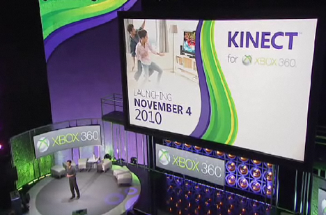Presentación Kinect de Xbox360 de Microsoft
