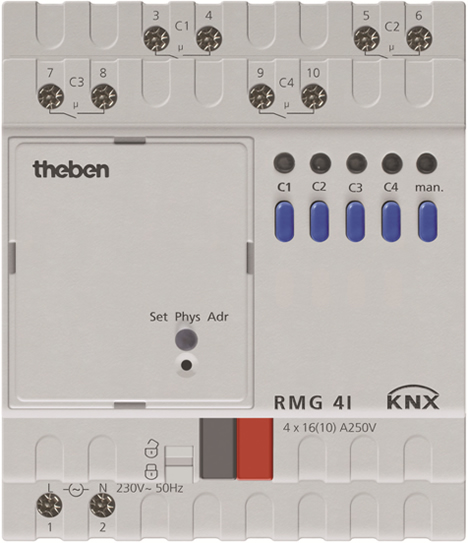Conmutadores MIX 2 para KNX de Theben