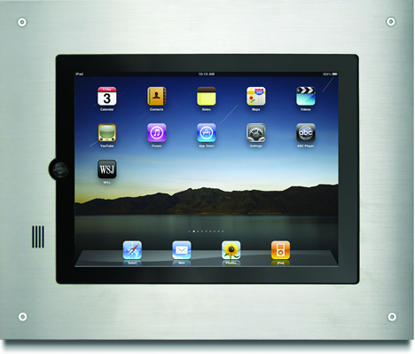 WIPAD para montaje en pared del iPad de Xantech