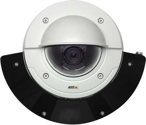 El iluminador basado en LEDs AXIS T90C proporciona iluminación infrarroja de ángulo fijo para todas las cámaras de la Serie AXIS P33 