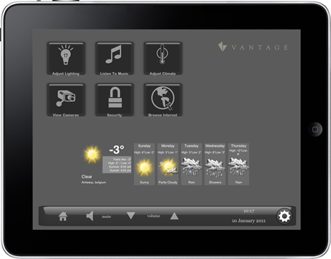 App de Vantage para el iPad