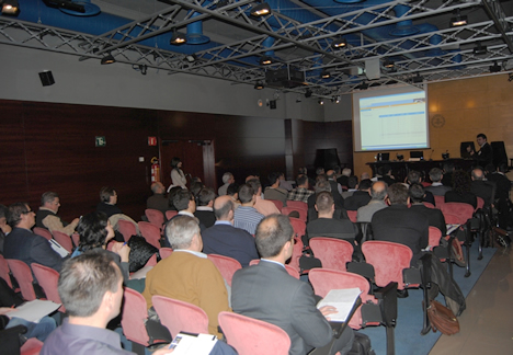 Presentación del sistema Multilamp en el Colegio de Ingenieros Industriales de Catalunya.