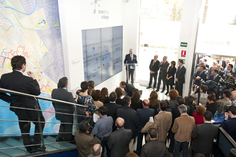 Inauguración del nuevo centro de control y monitorización de Smartcity en Málaga