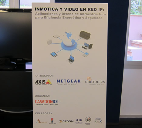 Cartel del Curso Especialización en Inmótica y Vídeo en Red IP