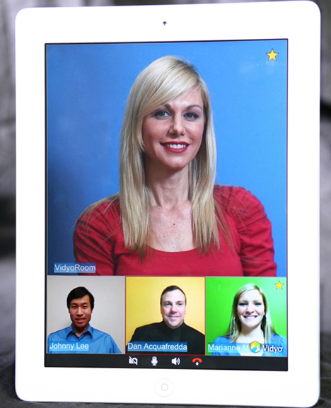 Videoconferencia en HD con Vidyo en iPad 2