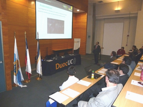 Conferencia en la Universidad Católica de Chile sobre Domótica, Inmótica y Urbótica de ISDE e ISDE Conosur