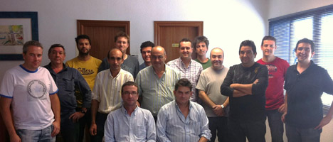 Participantes del curso de KNX impartido por IMEYCA