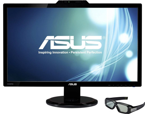 Pantalla Asus con tecnologías NVIDIA, 3D Vision y 2, 3D LightBoost. 