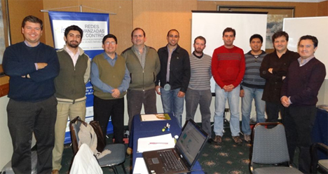 Participantes en el curso de Diseño de Redes de Chile