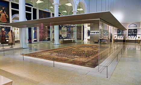 Alfombra persa del Museo Victoria & Alberto de Londres