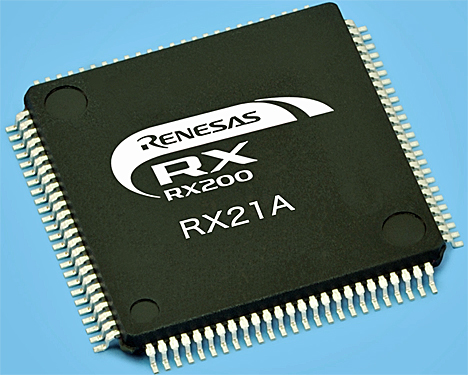 Microcontrolador RX21A para contadores inteligentes