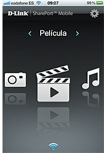 Aplicación SharePort Mobile de D-Link