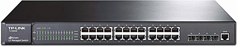 Switch JetStream gestionable L2 Gigabit, TL-SG5428, de TP-LINK
