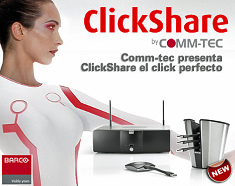 Sistema ClickShare de COMM-TEC
