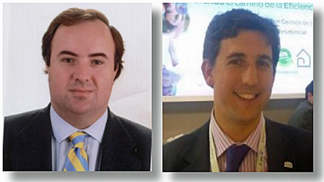 A la izquierda, Álvaro Mallol, nuevo presidente de la Asociación KNX. A la derecha, Luis Catalán, nuevo Vicepresidente