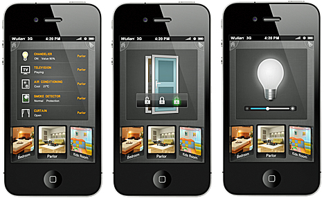 Control de las soluciones Wulian Smart Home desde un smartphone