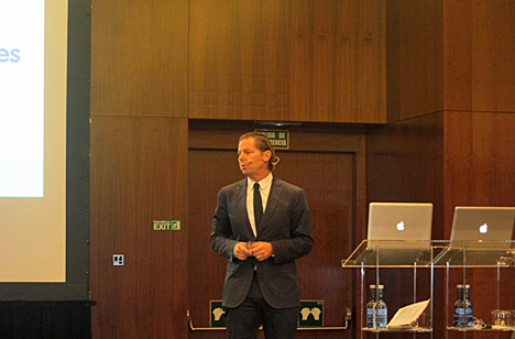 Magnus Ekerot, nuevo CEO de Mobotix, durante la NPC 2013