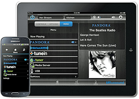 Aplicación de Android para el control del sistema de audio multiroom serie C de Russound