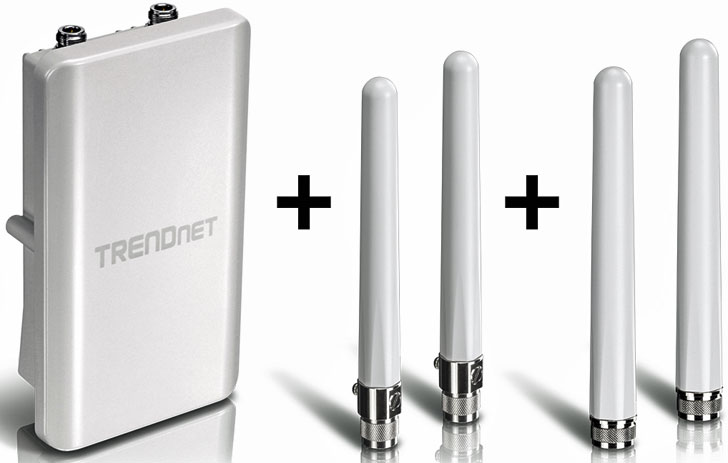 Puntos de acceso y antenas de TRENDnet