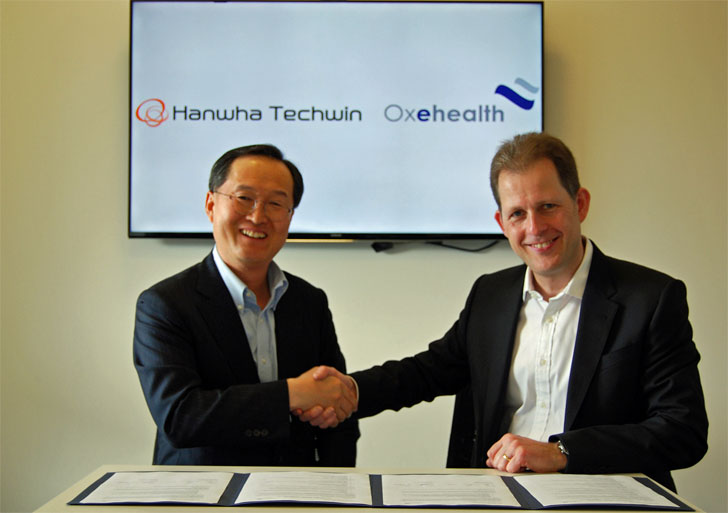 Acuerdo entre Hanwha Techwin y Oxehealth