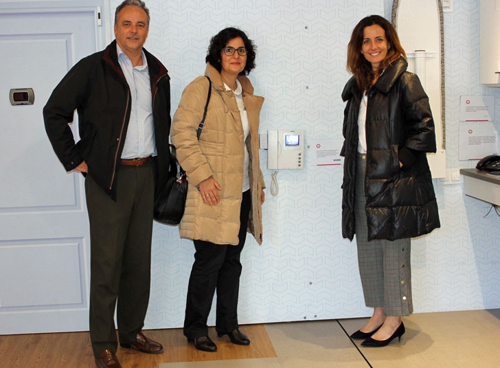 Visita de Fermax a la Casa Inteligente durante su estancia en Valencia