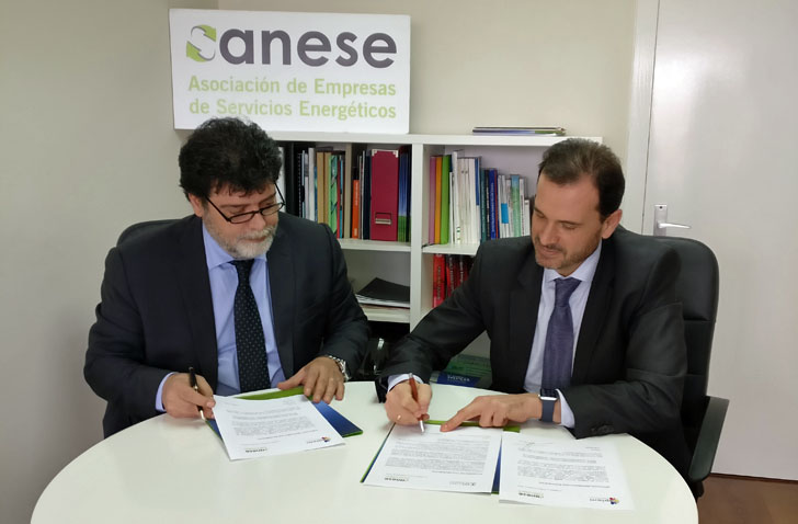 Firma del acuerdo entre APIEM y ANESE