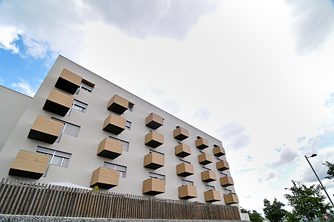 Uno de los edificios participantes de Sant Cugat del Vallés en el proyecto 3e-houses