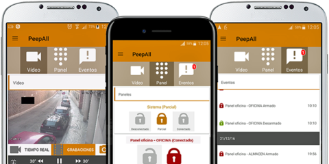 BY DEMES desarrolla la app PeepAll que controla las alarmas Paradox y las cámaras Dahua