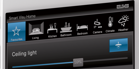Smart Visu Server, la nueva solución de Jung para controlar el hogar inteligente desde un Smartphone