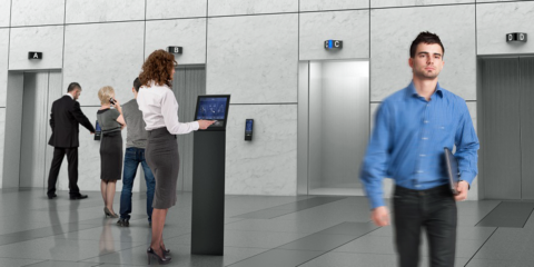 Sistema de modernización de ascensores para la distribución de pasajeros por destino