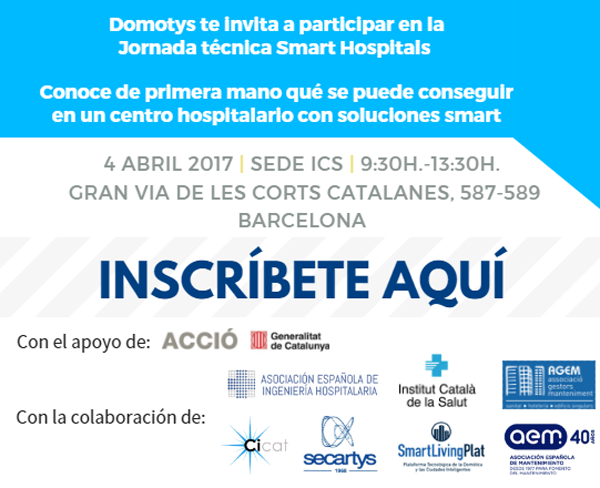 La Sede del Instituto Catalán de la Salud acogerá en abril la jornada Smart Hospitals. 