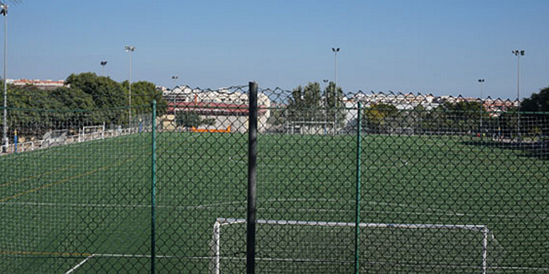 Una de las instalaciones deportivas de Paterna donde se han colocado nuevas cámaras de videovigilancia que conectan con la Policía Local.
