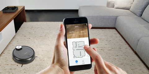 Una app para gestionar el servicio de limpieza del robot aspirador inteligente Ecovacs
