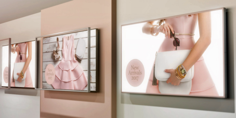 Las pantallas de las Series P y V de NEC, equipadas con opciones de personalización