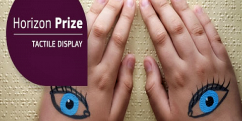 El Premio Horizonte Pantalla Táctil busca una solución totalmente accesible para personas con discapacidad visual