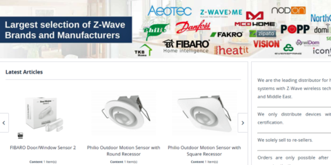 Z-Wave Europe pone en marcha su nueva tienda online