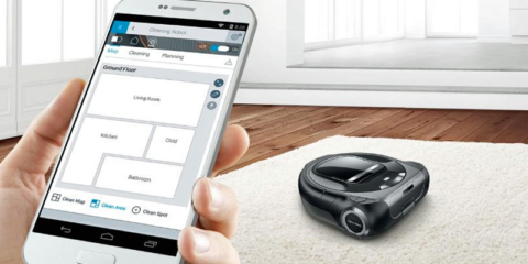 Bosch presenta un robot aspirador que se puede controlar por la voz a través del asistente Alexa