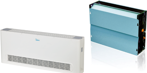 Frigicoll presenta la gama de Fan coils de Midea para integrarse en BMS y modelos inalámbricos