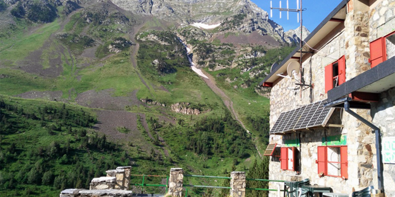 Refugio de montaña en Aragón