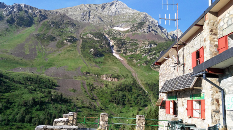 Refugio de montaña en Aragón