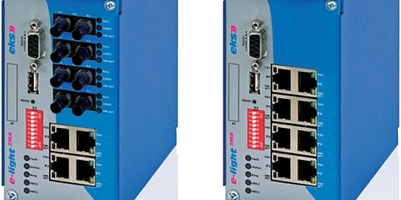 Switch Ethernet Industrial EKS Engel para la familia e-light 2MA